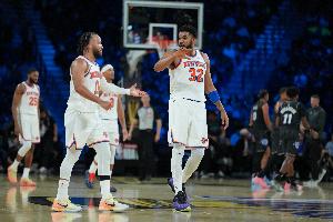 今天只+1！尼克斯季后赛净胜分纪录来到282分 领先17勇士52分